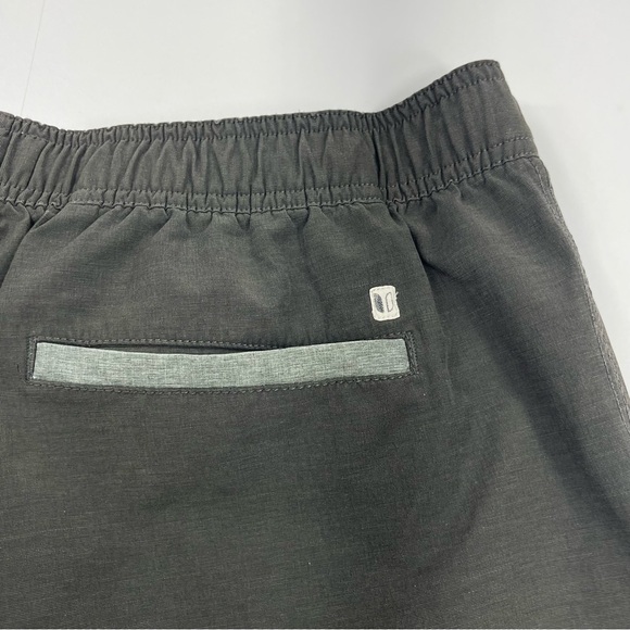 LINKSOUL Men's Shorts Elastic Waist Brown/Gray Stretch Faded Look Size XL - Picture 4 of 10